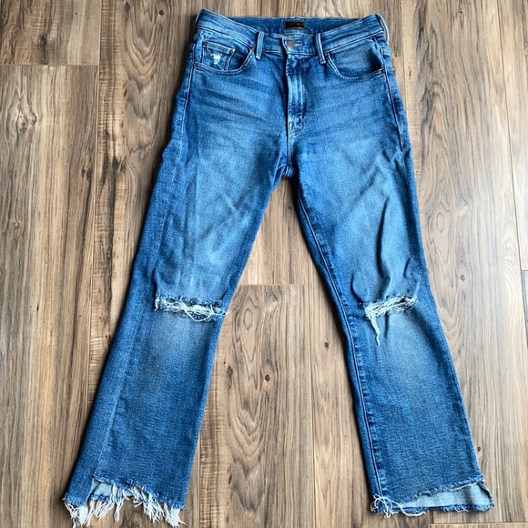 MOTHER Denim - Mother The Insider Crop Step Fray 26